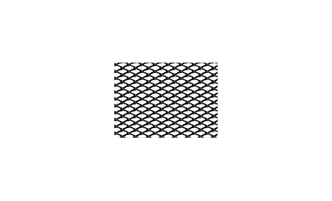 04585 RACING GRILL_SMALL 2X4 MM_100X33 CM_BLACK ANODIZED