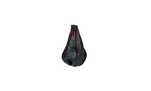 05007 GEAR SHIFT LEVER BOOT:BLACK_RED