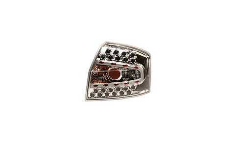 08118 FANALI POSTERIORI LED AUDI A4 11/00-12/04 CROMO