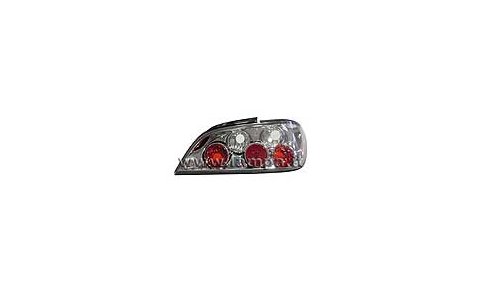 08872 PAIR OF REAR LIGHTS PEUGEOT 406 5/99-5/03 CHROME