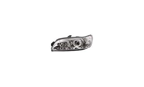 09809 FANALI ANTERIORI ANGEL-EYES PEUGEOT 306 3/97-2001 CROMO