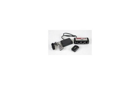 39046 DUO-4 IR POWER:MULTI-SOCKET 12V + USB WITH REMOTE CONTROL