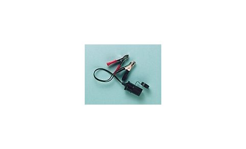 39057 SOCKET WITH BATTERY CLAMPS 12/24V