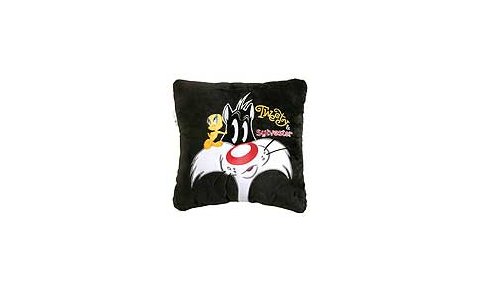 53307 SOFT-PILLOW_TWEETY & SYLVESTER_NERO