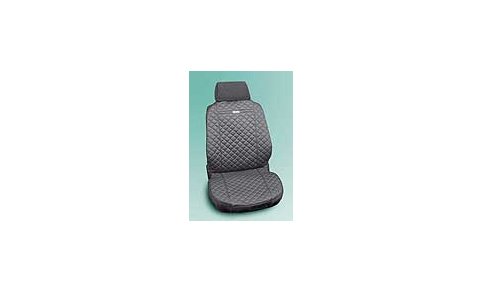 ZIGA:PAIR OF HIGH-QUALITY COTTON FRONT SEAT COVERS_GREY