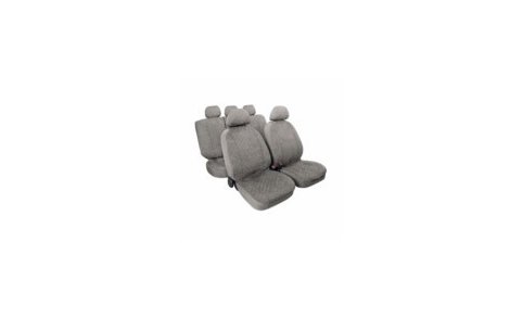 54952 MIKY:HIGH-QUALITY MICROFIBRE SEAT COVER SET_GREY