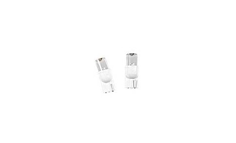 12V COLOUR-LED WIDE:LAMP 1 LED_T10 W2.1X9.5D_2 PCS-WHITE