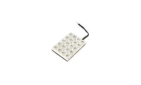 58501 12V HYPER-LED_PCB LAMP 20 LED_35X50 MM_1 PCS-WHITE