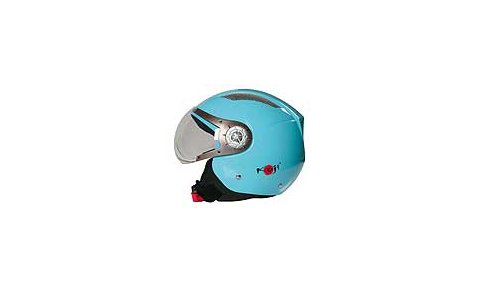 90991 THUNDERBIRD KOJI JET TYPE HELMET_TURQUOISE_L
