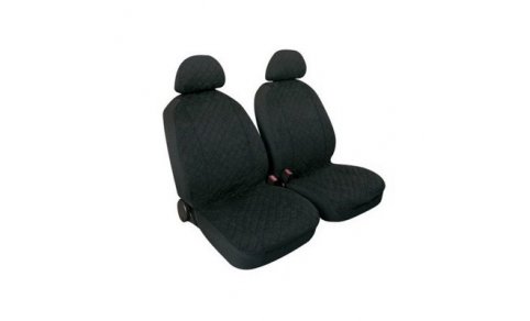 MIKY:PAIR OF HIGH-QUALITY MICROFIBRE FRONT SEAT COVERS_BLACK