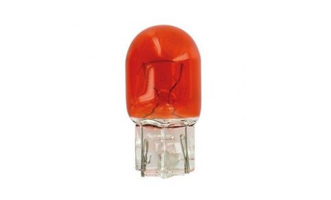 12V LAMPADA CON ZOCCOLO VETRO_WY21W_21W_W3X16D_2 PZ-ARANCIO