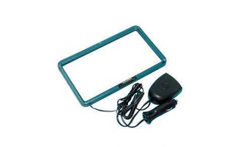 72937 XL NEON RADIO FRAME 12V_18,3X10,2 CM_BLUE
