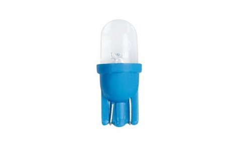 91549 12V COLOUR-LED WIDE:LAMP LED_T10_W2.1X9.5D_2 PCS-BLUE