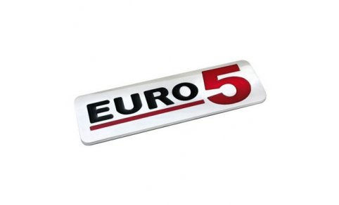 98125 ANTI-POLLUTION CHROMED 3D EMBLEM_170X50 MM_EURO 5