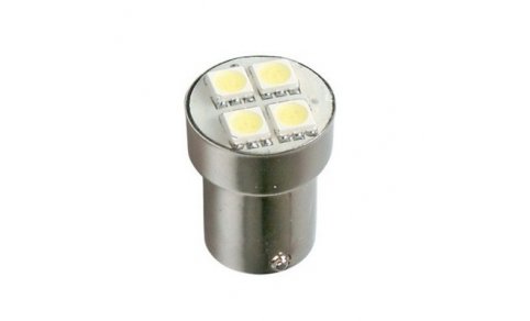 98364 24V MULTI-LED LAMP 4 SMD_P21W BA15S_1 PCS-WHITE