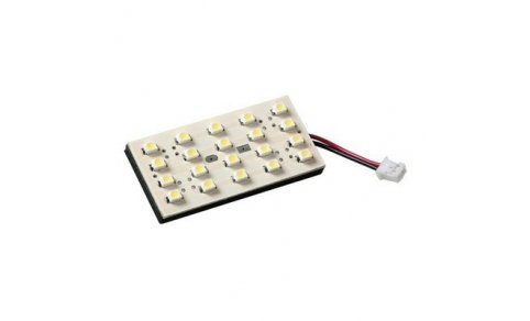 98372 24V HYPER-LED_PCB LAMP 20 SMD_25X50 MM_1 PCS-WHITE