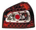 08105 PAIR OF REAR LED LIGHTS AUDI A3 9/96-4/03 RED