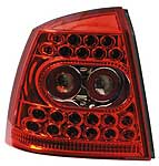 PAIR OF REAR LED LIGHTS OPEL ASTRA G 3/5 DOORS 2/98-3/04 RED