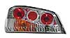 08852 PAIR OF REAR LIGHTS PEUGEOT 306 3/97-7/01 CHROME