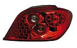 08865 PAIR OF REAR LED LIGHTS PEUGEOT 307 8/00-9/05 RED