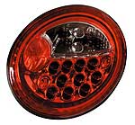 09309 PAIR OF REAR LED LIGHTS VW NEW BEETLE 1/98> RED