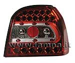 09323 PAIR OF REAR LED LIGHTS VW GOLF III 8/91-8/97 RED