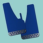 12994 RALLY:UNIVERSAL MUDFLAPS FRONT/REAR_BLUE