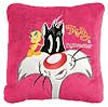 53305 SOFT-PILLOW_TWEETY & SYLVESTER_FUCSIA