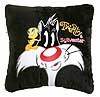 53307 SOFT-PILLOW_TWEETY & SYLVESTER_BLACK