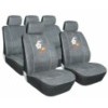 54858 FLORAL:CAR SEAT COVER SET_GREY