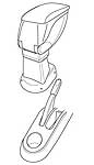 56112 FITTING FOR ARMREST RENAULT CLIO III 10/05>