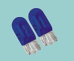 58360 12V WEDGE BASE LAMP_WB5W_5W_W2.1X9.5D_2 PCS-BLUE