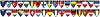 98119 TRUCK DECORATION STRIP_SET 4_17X2 FLAGS