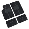 26523 UNI-FIT:SET OF 4 PCS CAR PVC MATS_BLACK