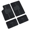 26523 UNI-FIT:SERIE TAPPETI 4 PEZZI IN PVC_NERO