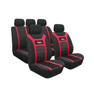 54846 HIGH-GEAR:CAR SEAT COVER SET_RED