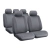 54927 GLAMUR:HIGH-QUALITY JACQUARD SEAT COVER SET_GREY