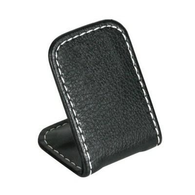 72457 MAGNETIC PHONE STAND:GENUINE LEATHER