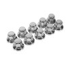 98060 METAL TRUCK NUT COVERS:10 PCS SET_